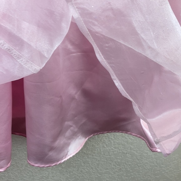 🌞Beautiful Jona Michelle Black Velour and Pink Lace Overlay Holiday Dress C - Picture 11 of 11